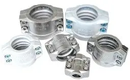 Racor y abrazaderas de seguridad para mangueras